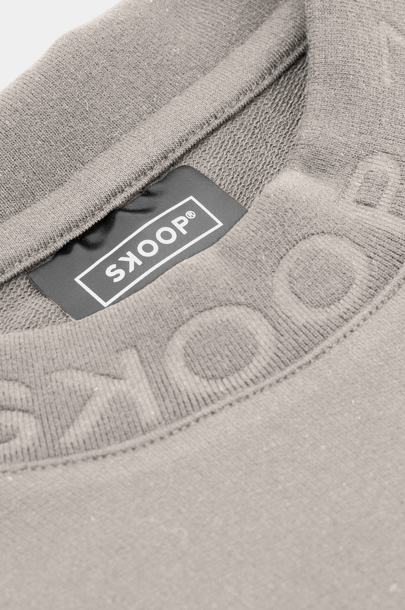 SKOOP® Debossed Box Tee Bone White - SKOOP