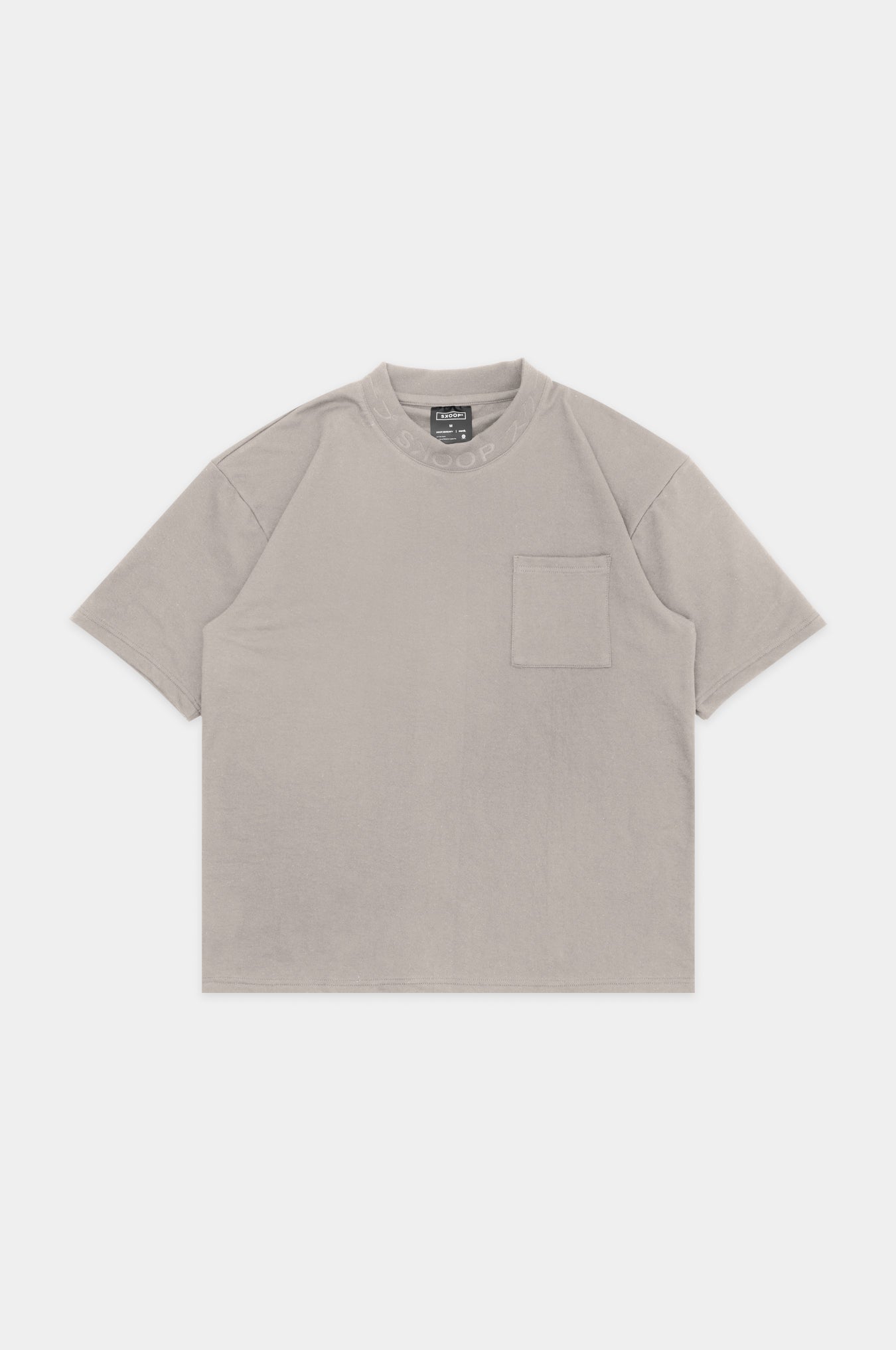 SKOOP® Debossed Box Tee Bone White - SKOOP