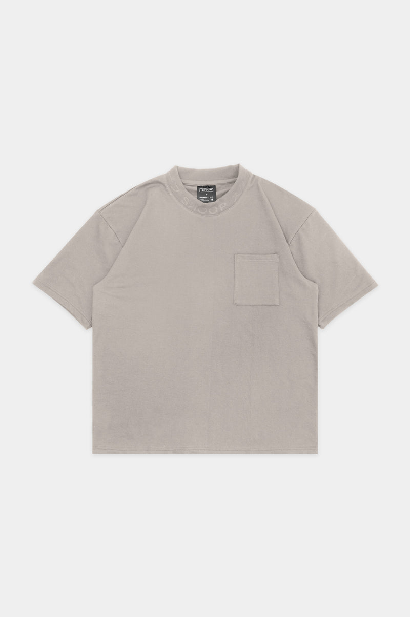 SKOOP® Debossed Box Tee Bone White - SKOOP