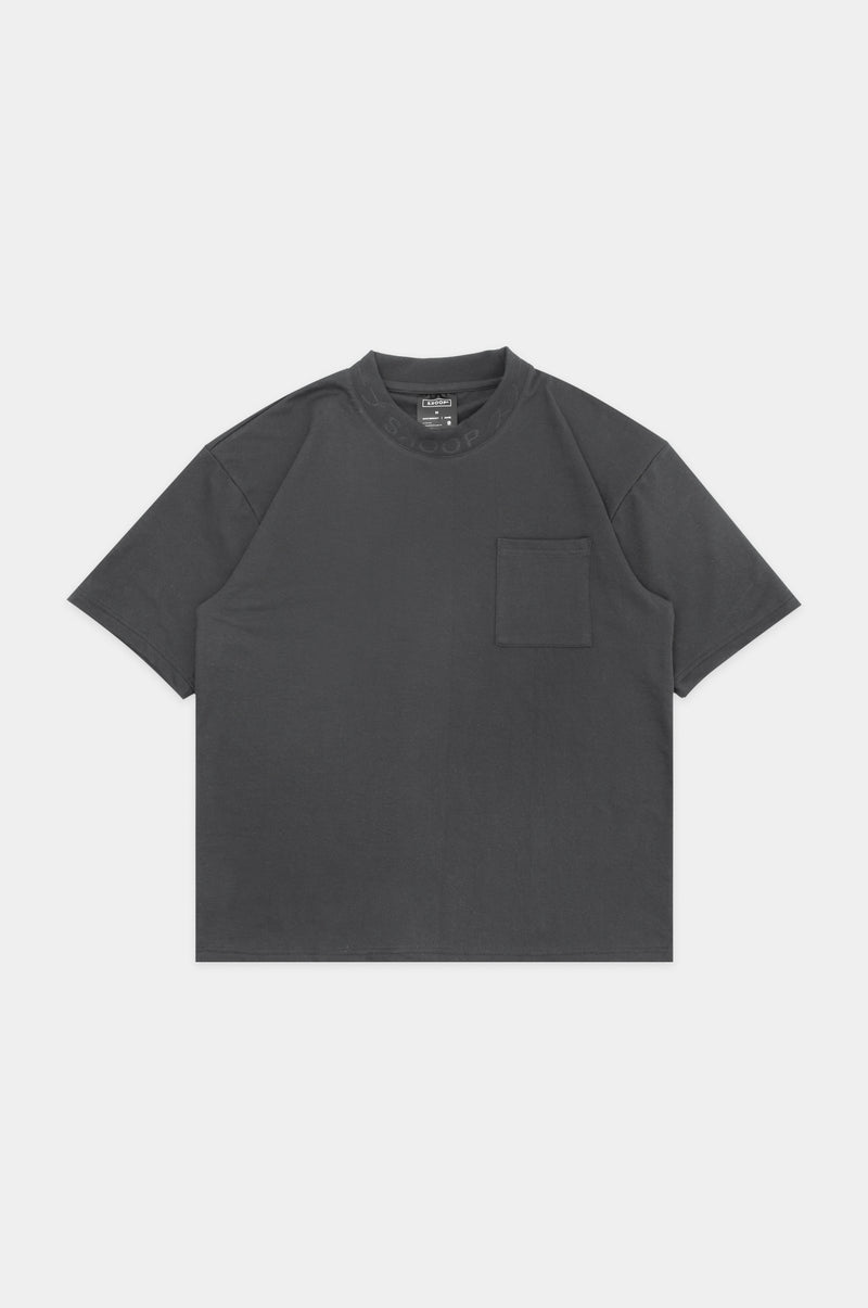 SKOOP® Debossed Box Tee Dark Sage - SKOOP