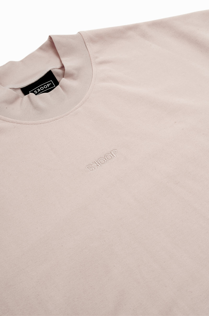 SKOOP® Basiks Mock Neck Shirt Cement - SKOOP
