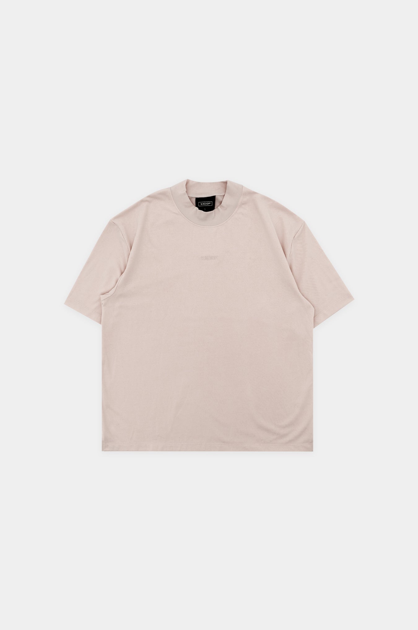 SKOOP® Basiks Mock Neck Shirt Cement - SKOOP