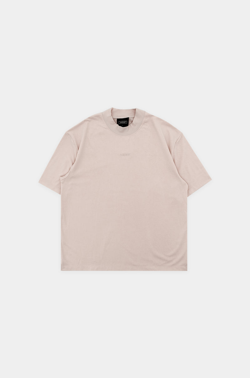 SKOOP® Basiks Mock Neck Shirt Cement - SKOOP