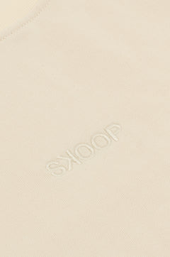SKOOP® Basiks Mock Neck Shirt Ivory - SKOOP