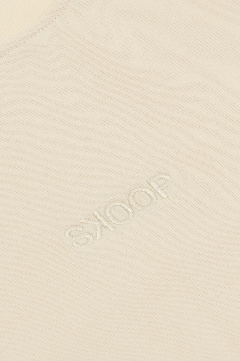 SKOOP® Basiks Mock Neck Shirt Ivory - SKOOP