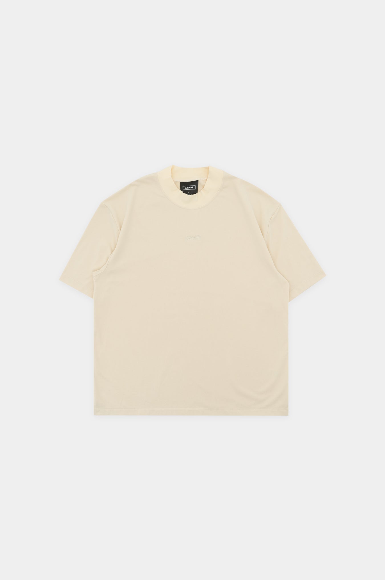 SKOOP® Basiks Mock Neck Shirt Ivory - SKOOP