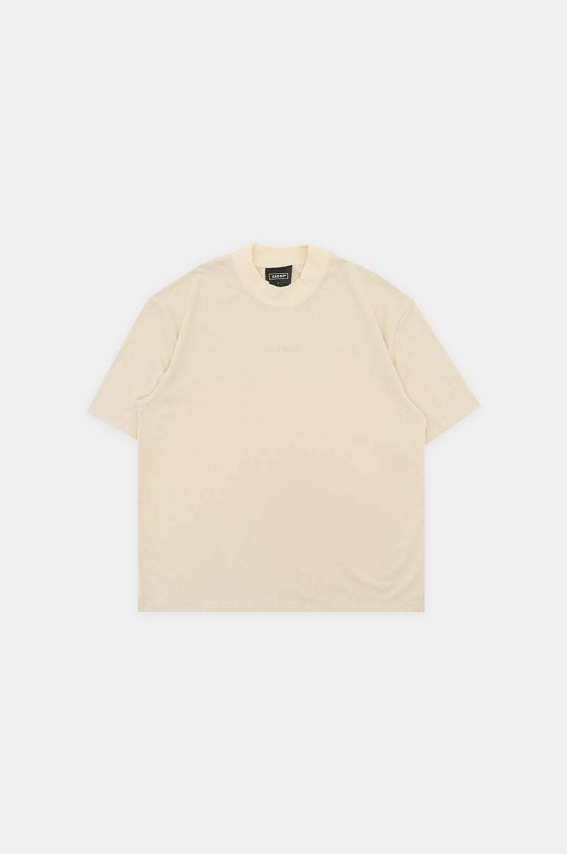 SKOOP® Basiks Mock Neck Shirt Ivory - SKOOP