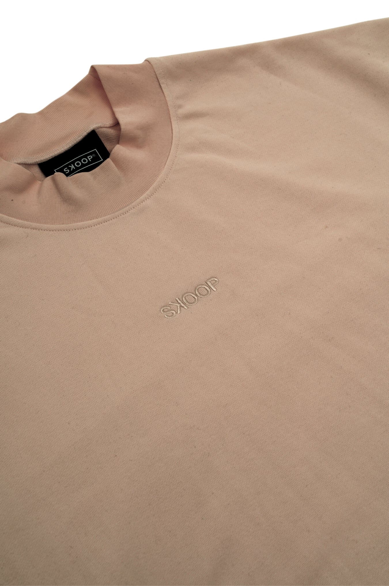 SKOOP® Basiks Mock Neck Shirt Sand - SKOOP