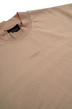 SKOOP® Basiks Mock Neck Shirt Sand - SKOOP