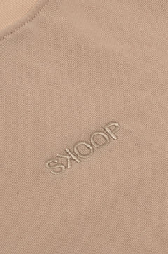 SKOOP® Basiks Mock Neck Shirt Sand - SKOOP