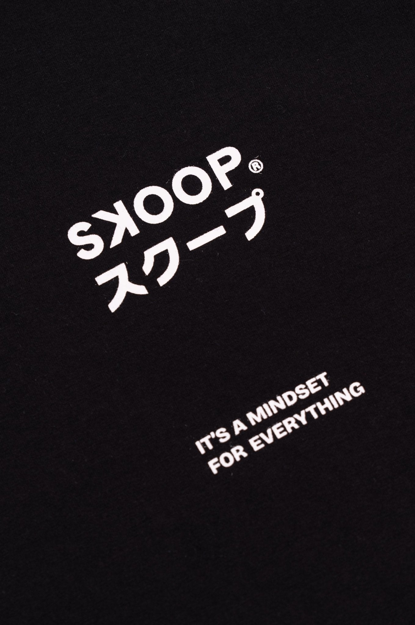 SKOOP® Crewneck Shirt Cloud Dancer Black - SKOOP