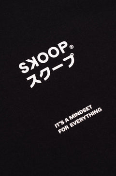 SKOOP® Crewneck Shirt Cloud Dancer Black - SKOOP