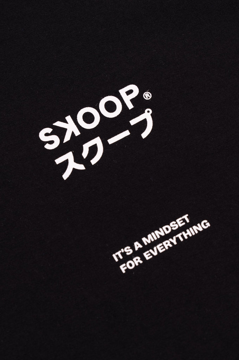 SKOOP® Crewneck Shirt Cloud Dancer Black - SKOOP