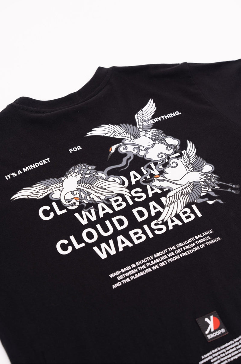 SKOOP® Crewneck Shirt Cloud Dancer Black - SKOOP