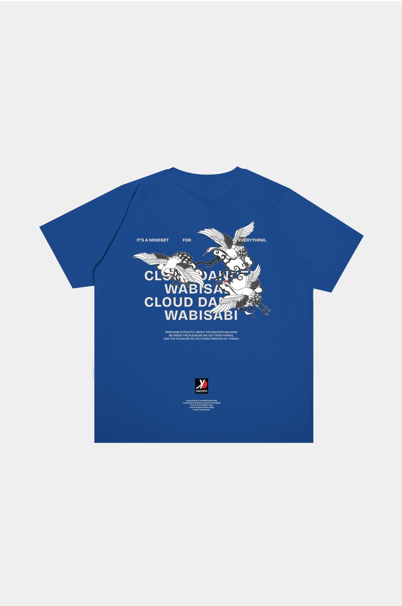 SKOOP® Crewneck Shirt Cloud Dancer Blue - SKOOP