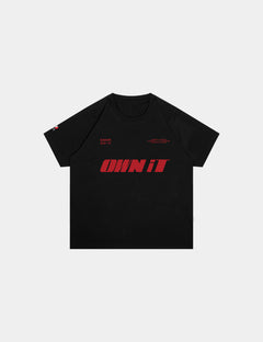 SKOOP® OWN IT SLANT Crewneck Shirt Black - SKOOP