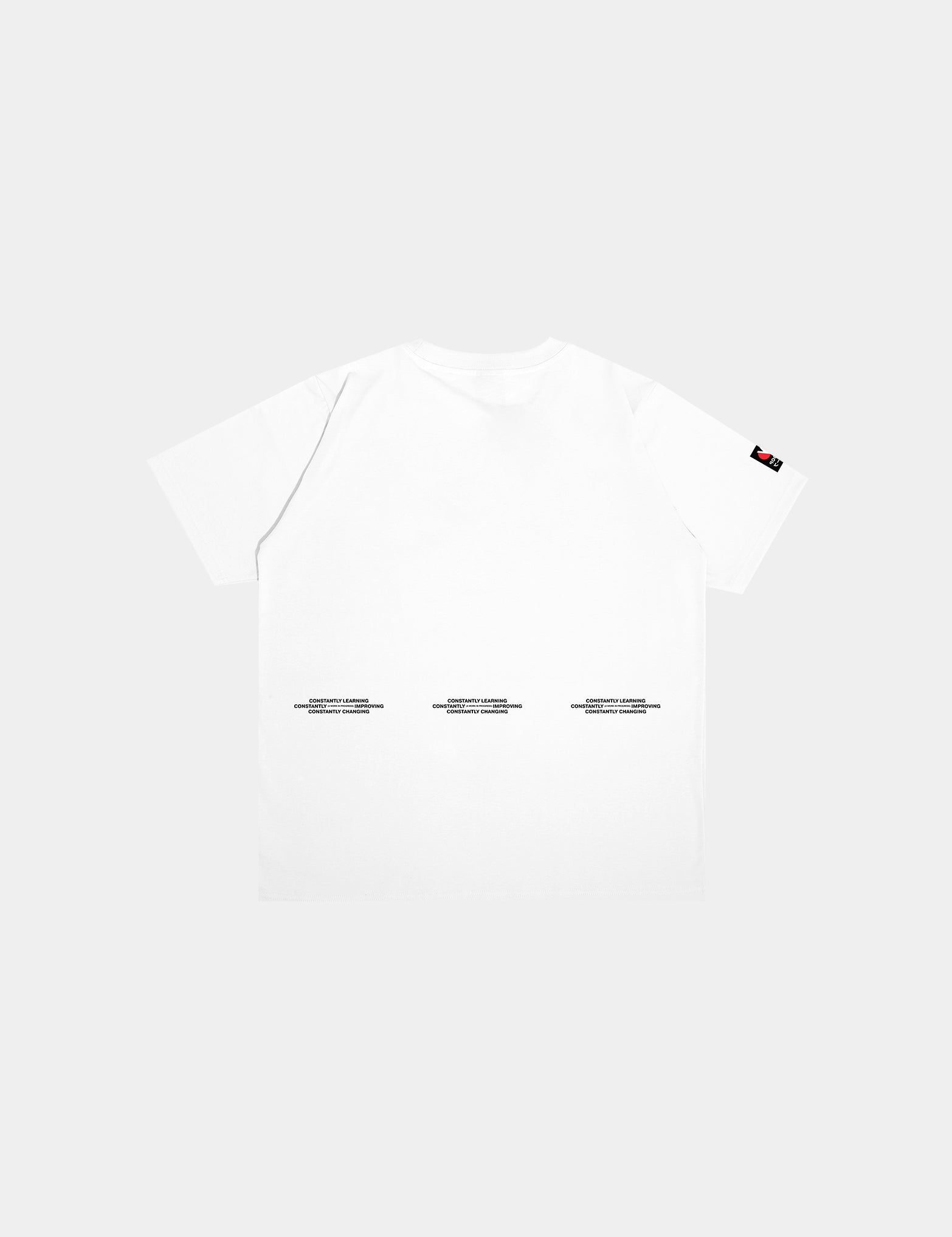 SKOOP® OWN IT SLANT Crewneck Shirt White - SKOOP