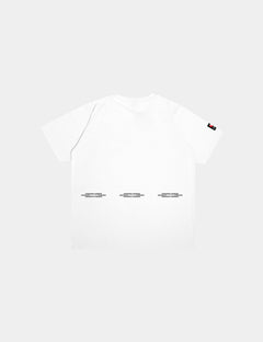 SKOOP® OWN IT SLANT Crewneck Shirt White - SKOOP