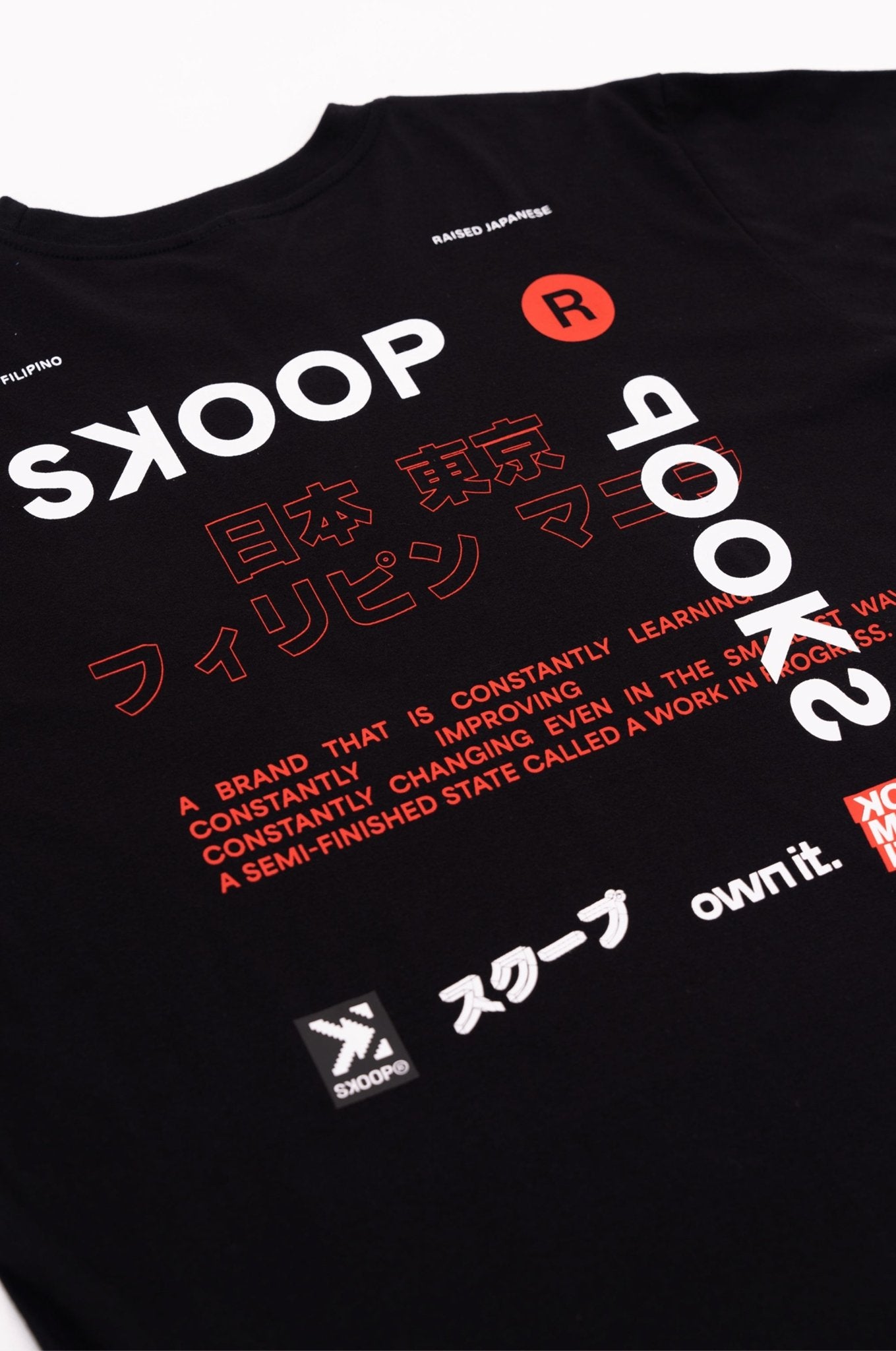 SKOOP® Crewneck Shirt Evergreen SKP Black - SKOOP