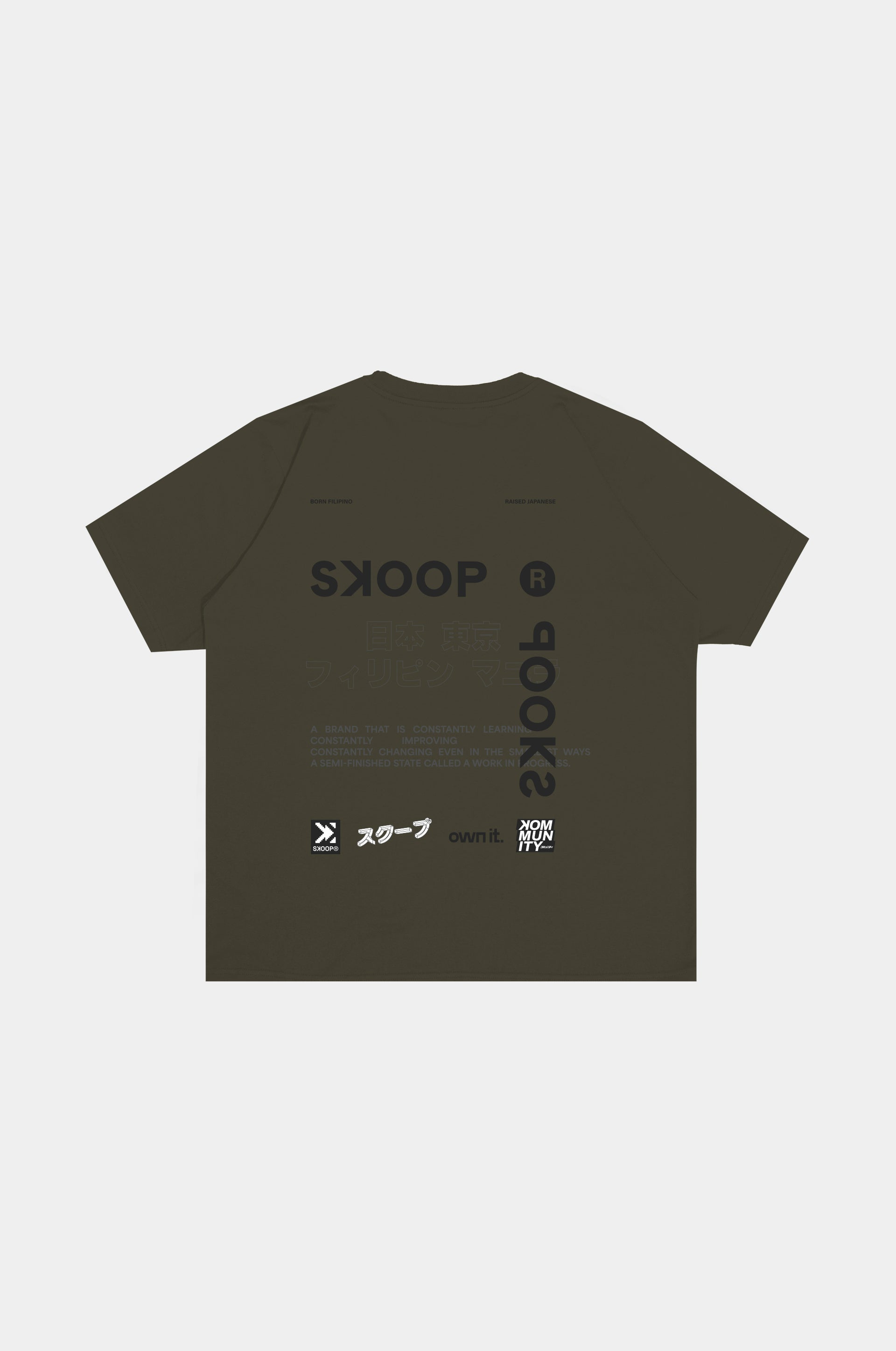 SKOOP® Crewneck Shirt Evergreen SKP Olive