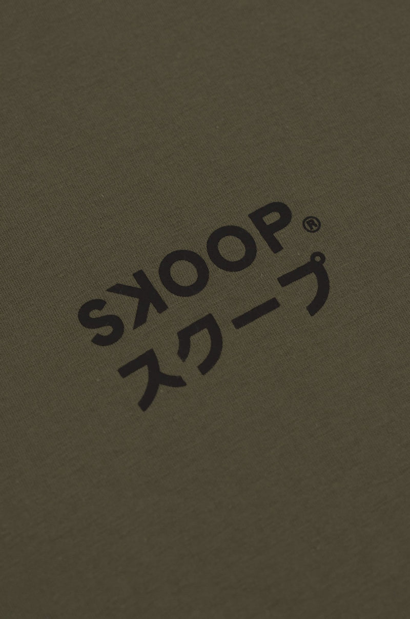 SKOOP® Crewneck Shirt Evergreen SKP Olive - SKOOP