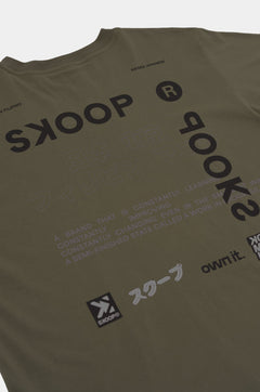 SKOOP® Crewneck Shirt Evergreen SKP Olive - SKOOP