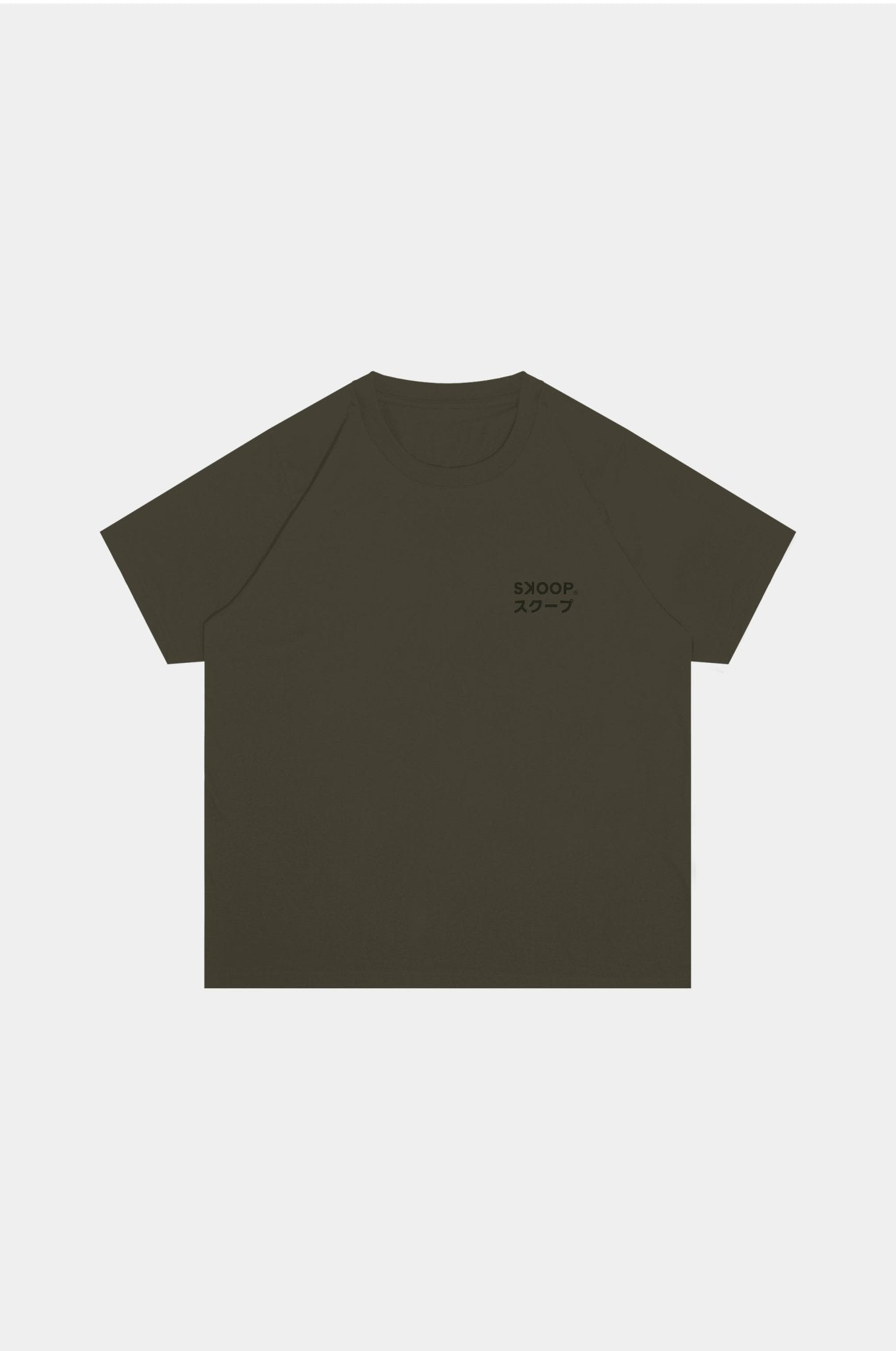 SKOOP® Crewneck Shirt Evergreen SKP Olive - SKOOP