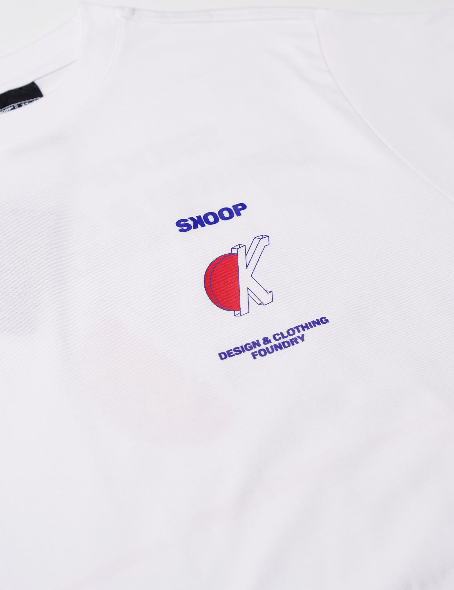 SKOOP® SKP Foundry Crewneck Shirt White - SKOOP