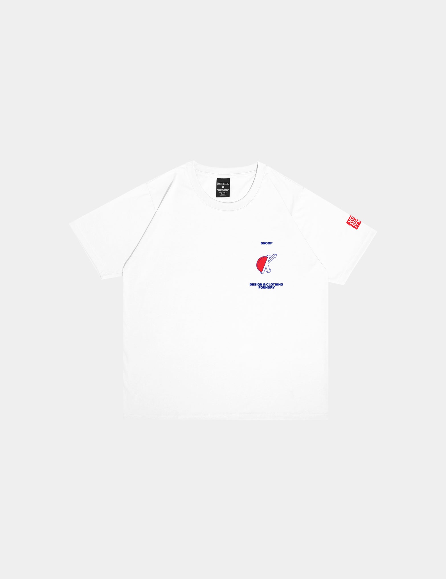 SKOOP® SKP Foundry Crewneck Shirt White - SKOOP