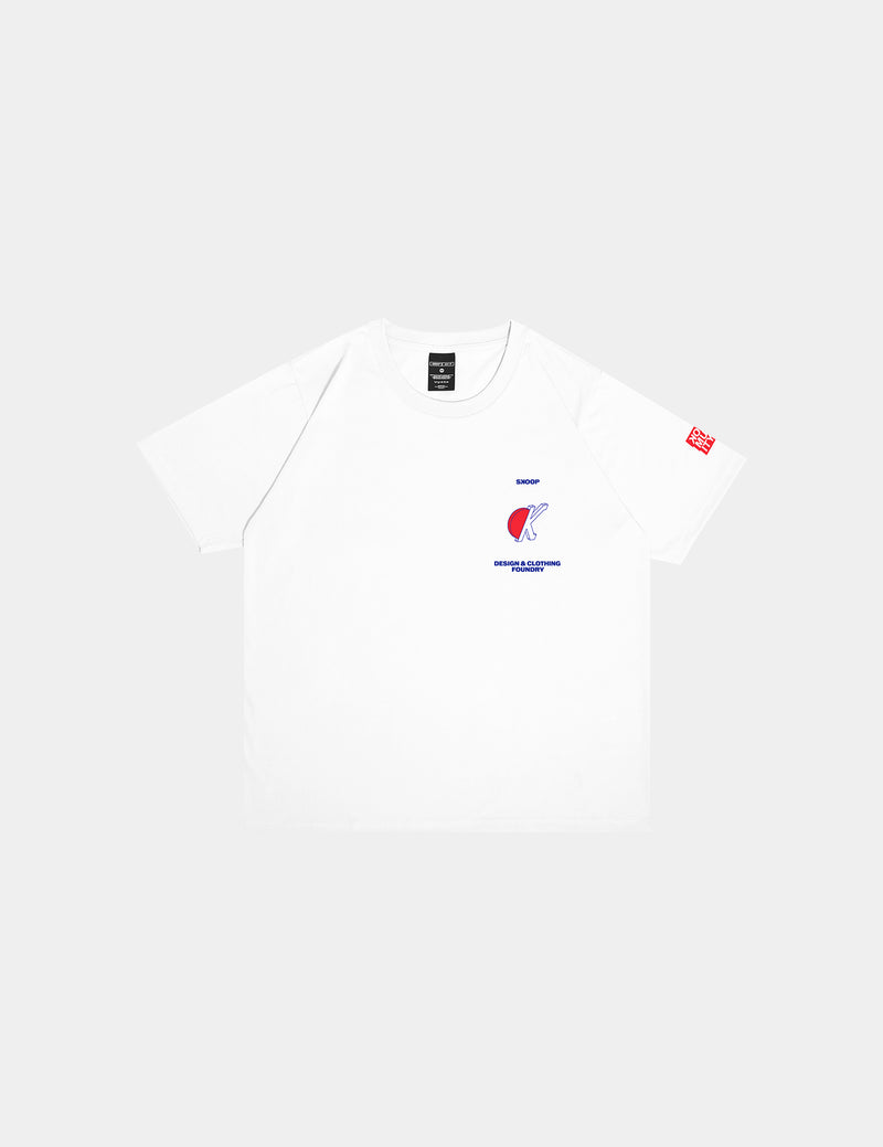 SKOOP® SKP Foundry Crewneck Shirt White - SKOOP