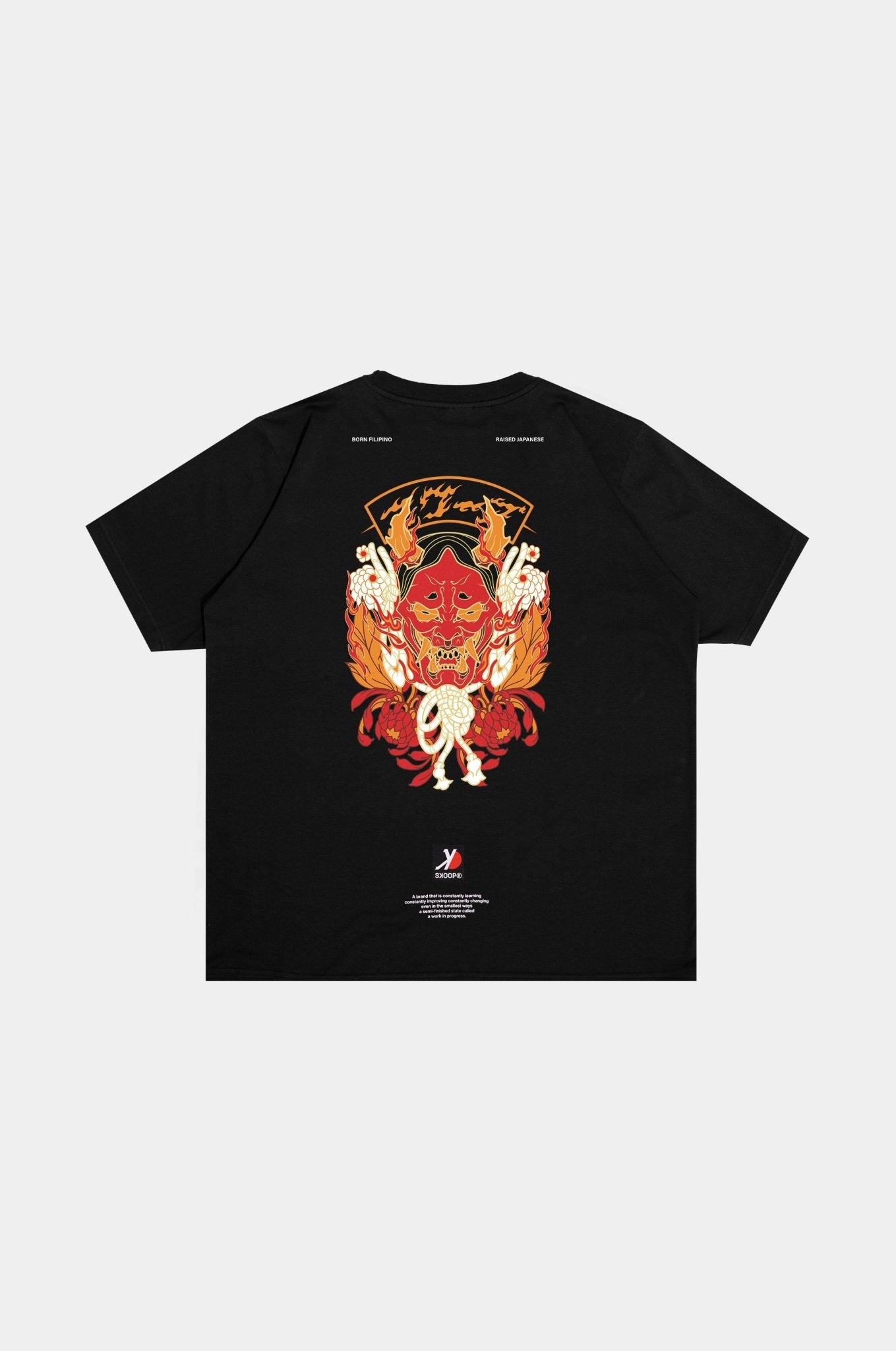 SKOOP® Crewneck Shirt Hannya Black - SKOOP