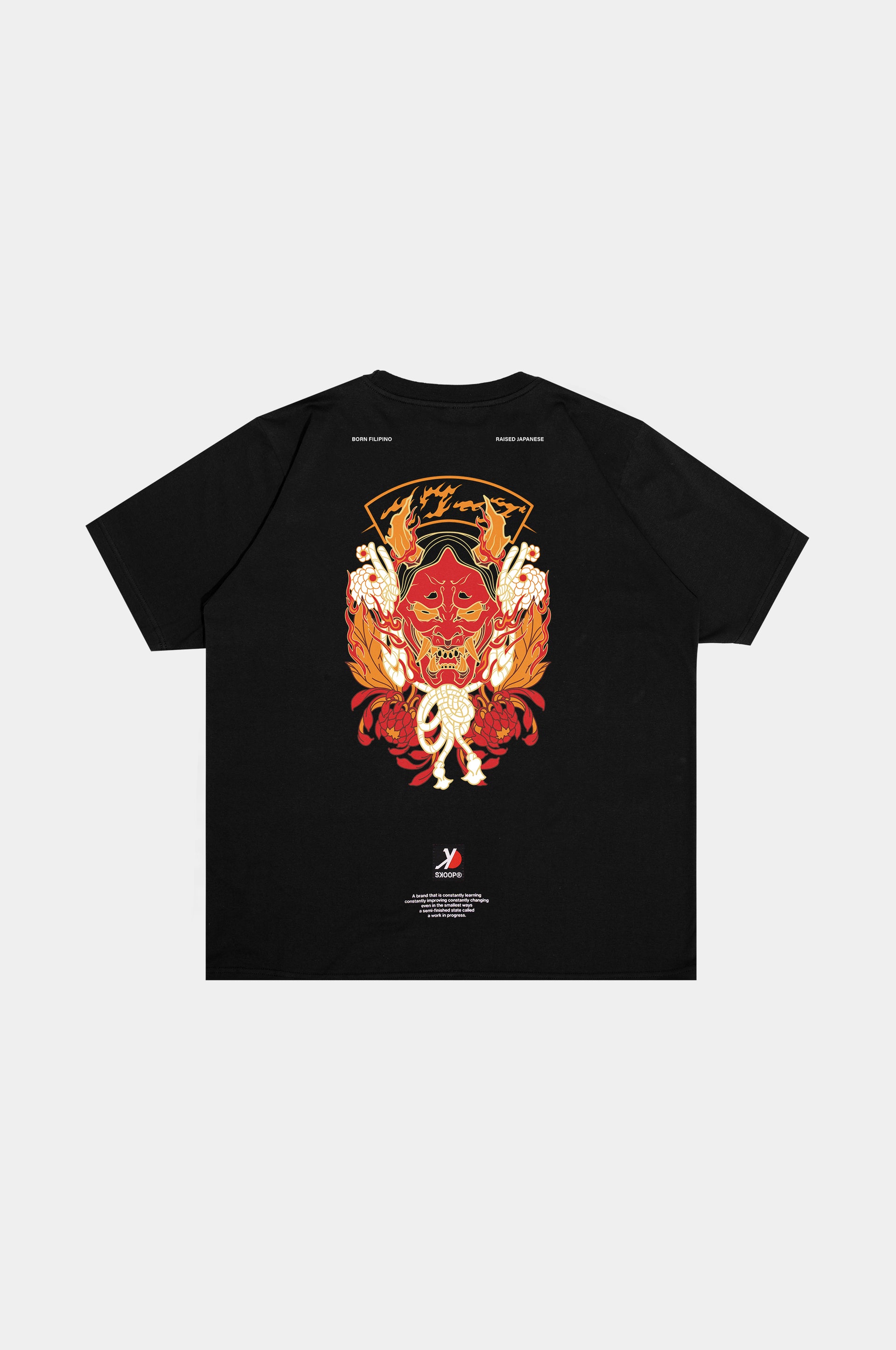 SKOOP® Crewneck Shirt Hannya Black