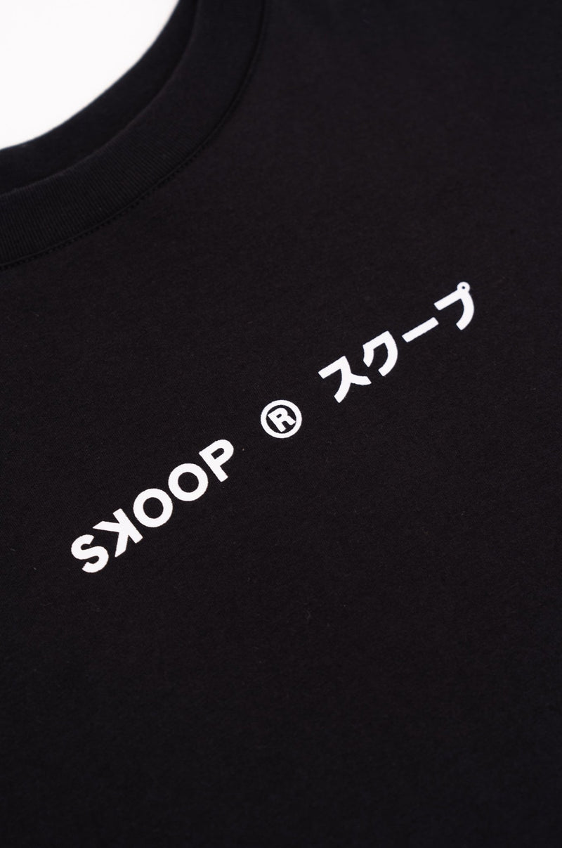SKOOP® Crewneck Shirt Hannya Black - SKOOP