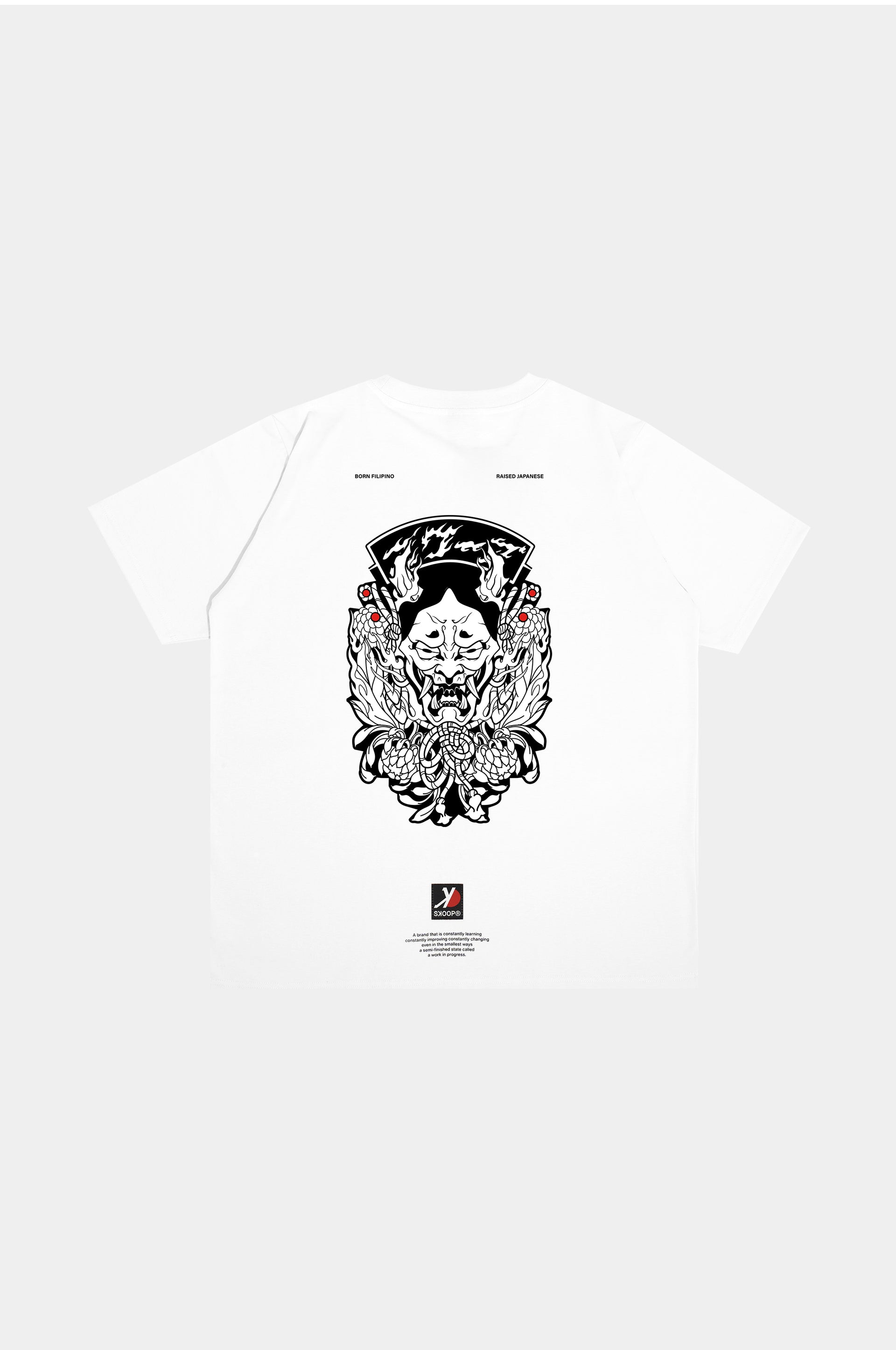 SKOOP® Crewneck Shirt Hannya White