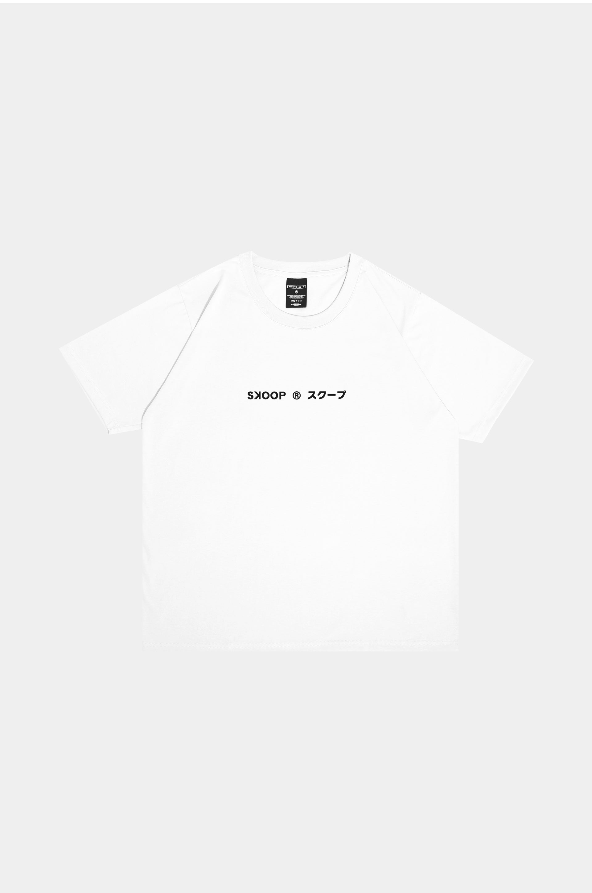 SKOOP® Crewneck Shirt Hannya White