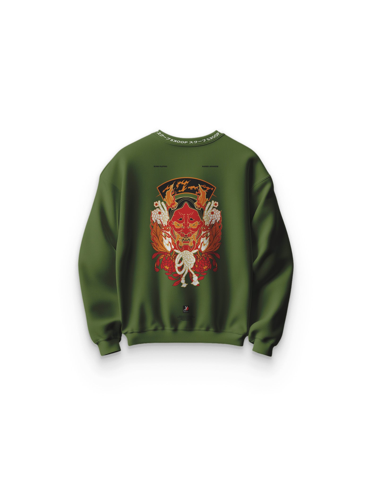 SKOOP® Sweater Hannya Olive - SKOOP
