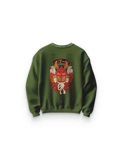 SKOOP® Sweater Hannya Olive - SKOOP