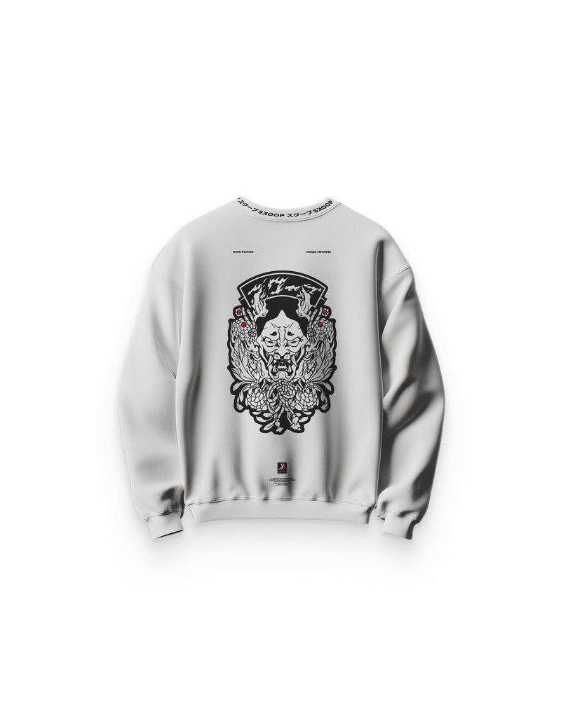 SKOOP® Sweater Hannya White - SKOOP
