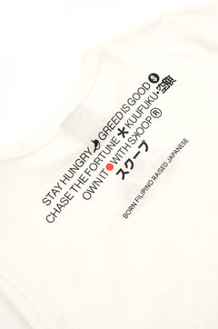 SKOOP® Daruma Creed Shirt Milk White - SKOOP