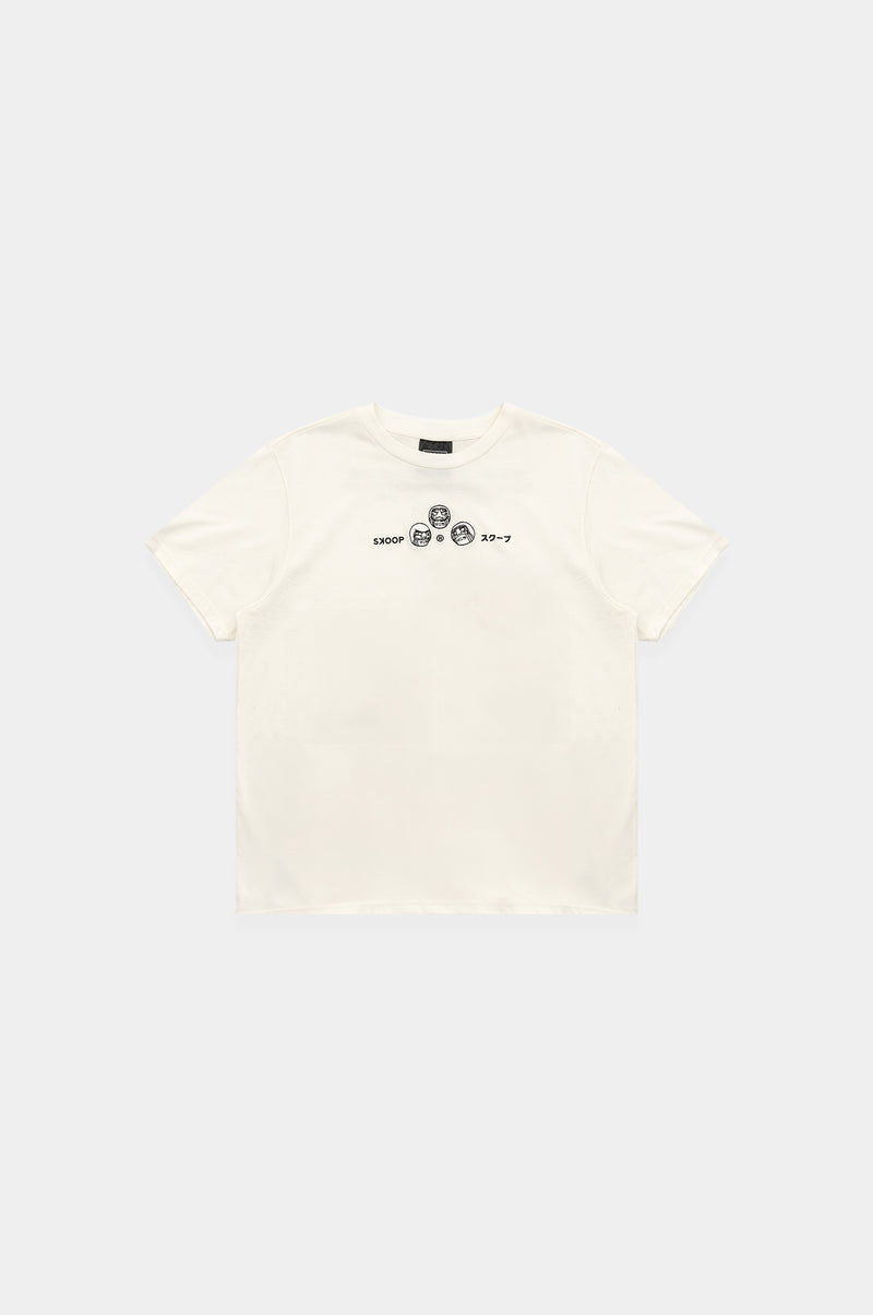 SKOOP® Daruma Creed Shirt Milk White - SKOOP