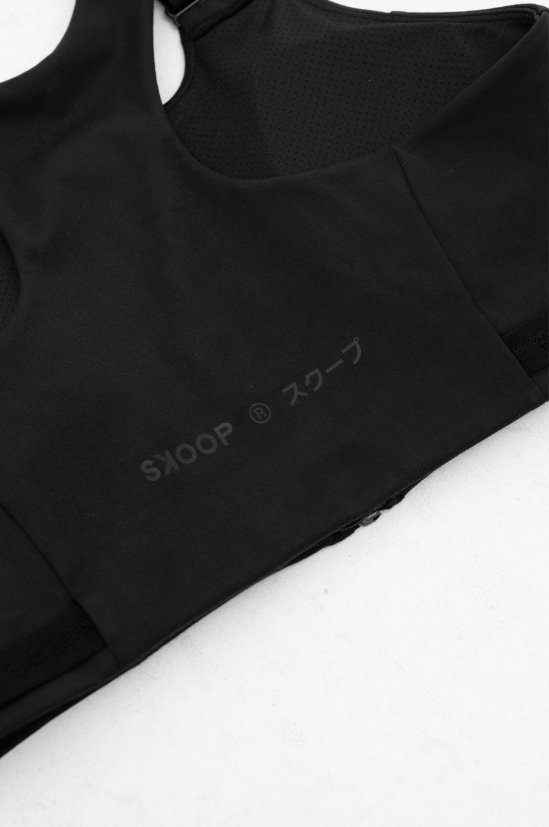 SKOOP® Nero Heavyweight Sports Bra Onyx - SKOOP