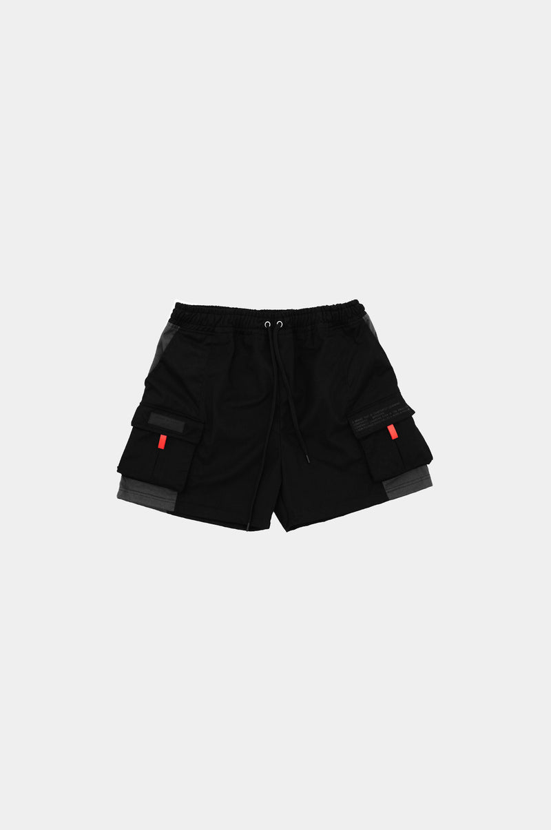 SKOOP® Nero Patchwork Shorts Onyx - SKOOP