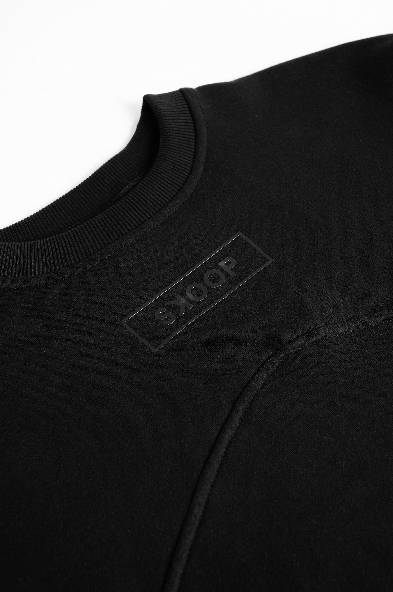 SKOOP® Nero Patchwork Sweater Onyx - SKOOP Kommunity