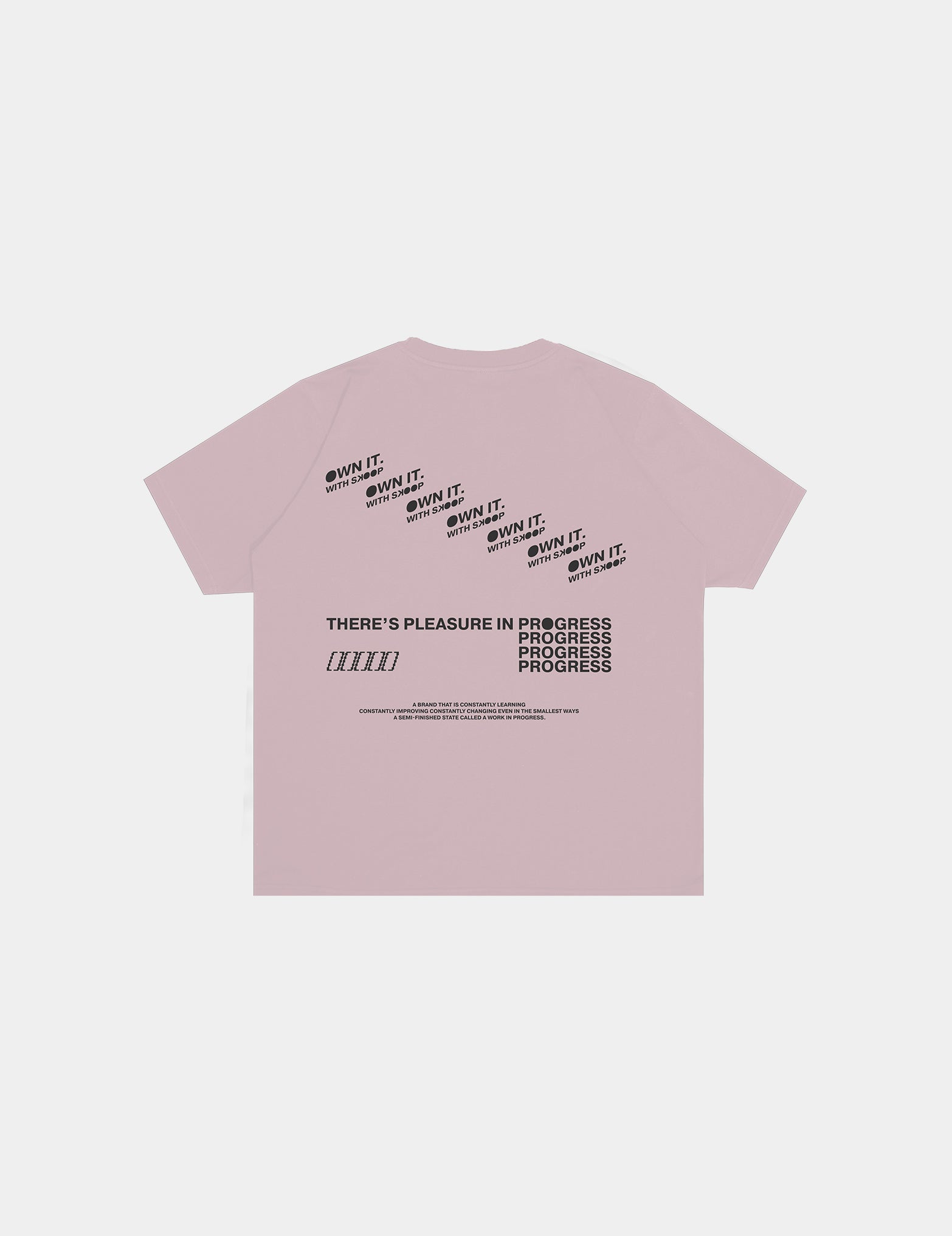 SKOOP® Pleasure in Progress Crewneck Shirt Pink - SKOOP