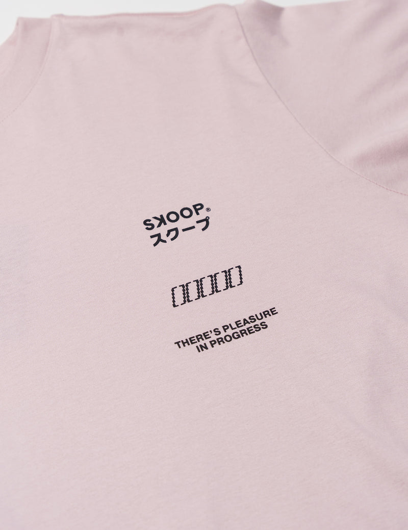 SKOOP® Pleasure in Progress Crewneck Shirt Pink - SKOOP