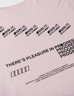 SKOOP® Pleasure in Progress Crewneck Shirt Pink - SKOOP