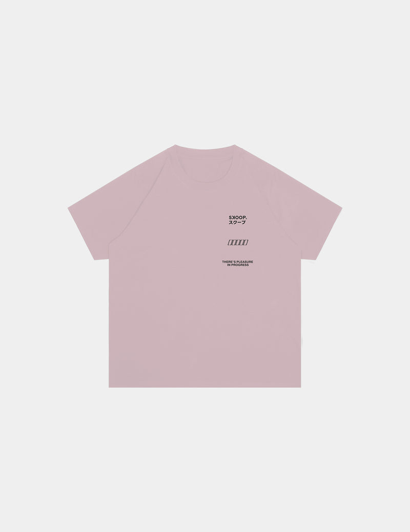SKOOP® Pleasure in Progress Crewneck Shirt Pink - SKOOP