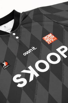 SKOOP® Evergreen Buttoned Collared Jersey Black - SKOOP