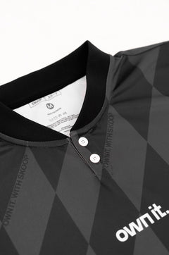 SKOOP® Evergreen Buttoned Collared Jersey Black - SKOOP