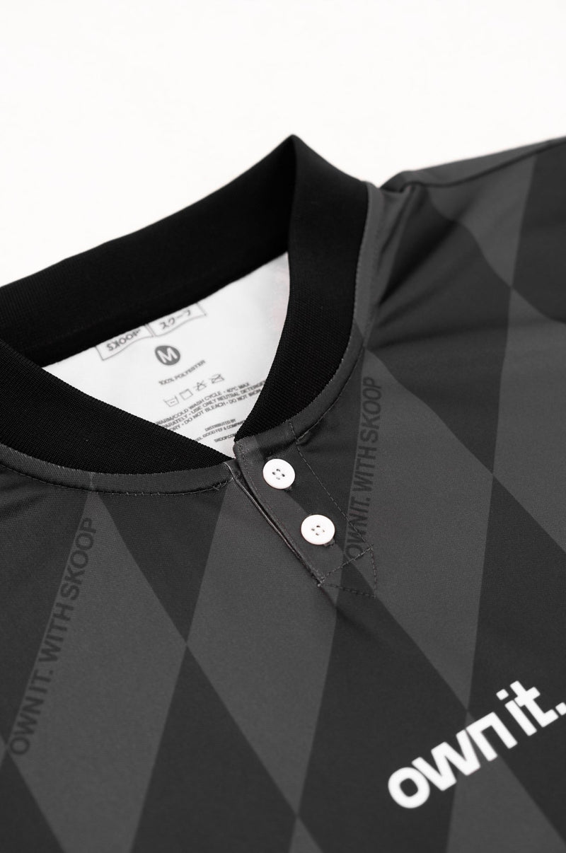 SKOOP® Evergreen Buttoned Collared Jersey Black - SKOOP